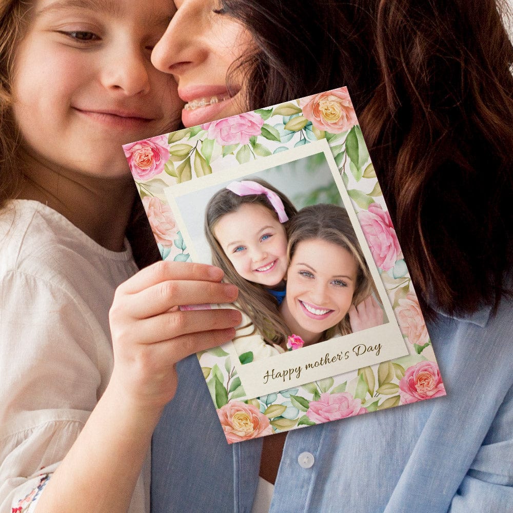 Custom Mother's Day Cards Personalized Flowers Cards Gifts For Mom - Giftlab