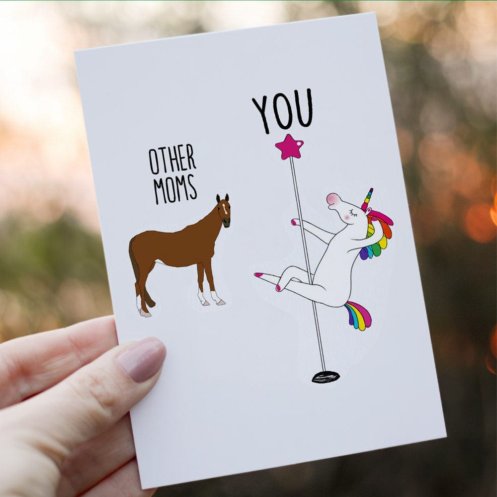 Funny Mother's Day Greeting Card Funny Mom Card - Giftlab