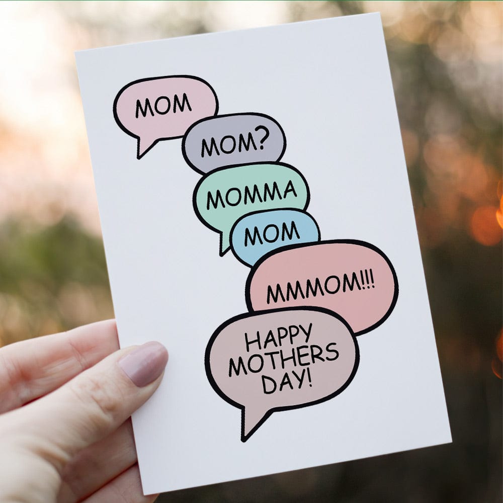 Funny Mother's Day Greeting Card Funny Momma Card - Giftlab