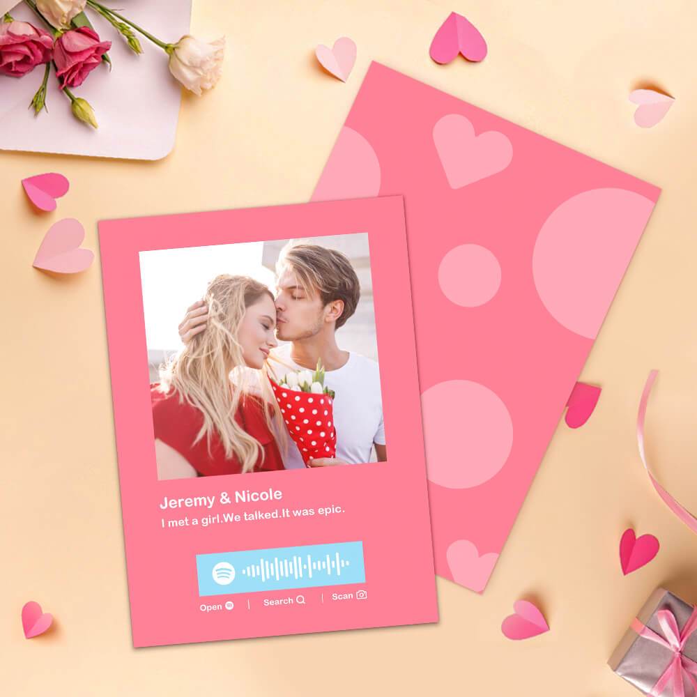 Spotify Photo Postcards Valentine's Day Gifts - Giftlab