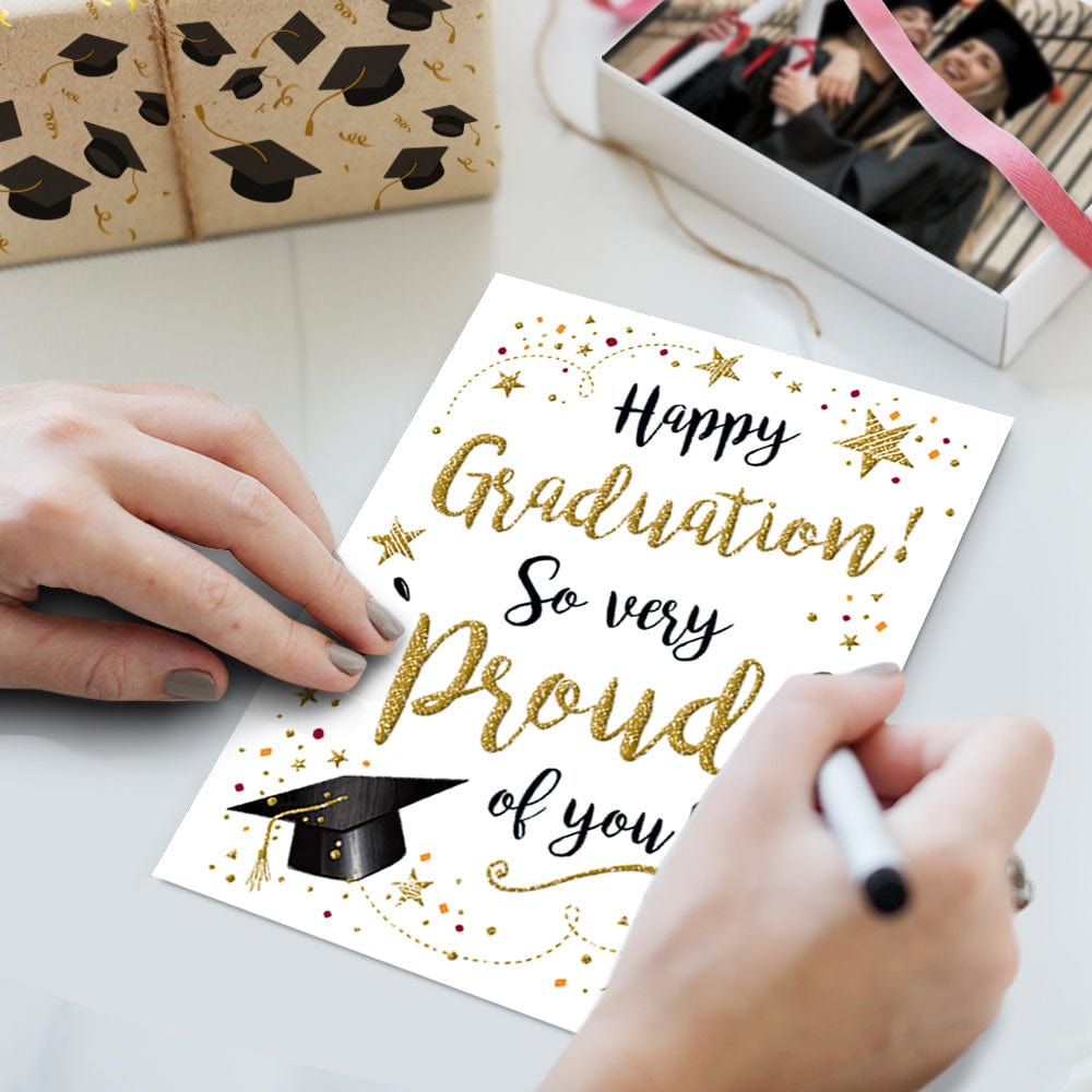 Graduation Card Happy Graduation Card So Proud of You - Greeting Card - Giftlab