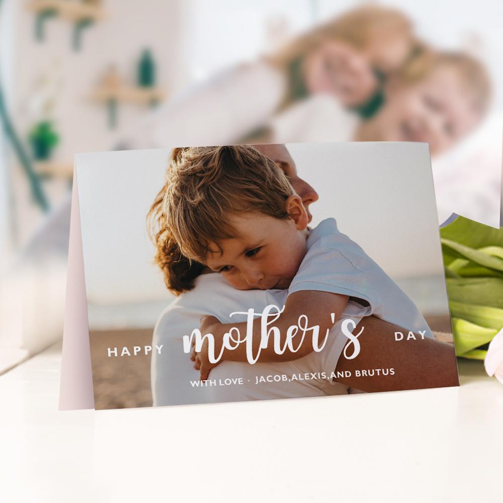Mother's Day Custom Greeting Cards For Mom - Giftlab