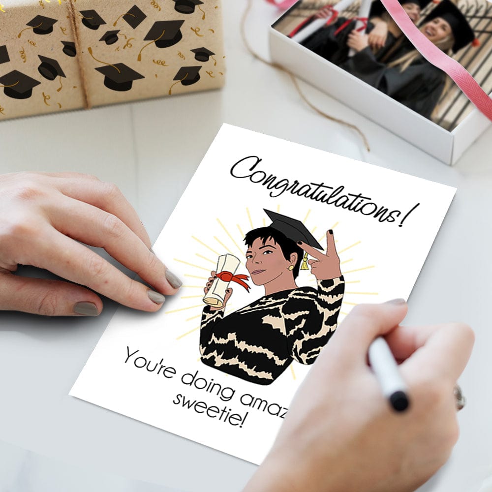 Funny Graduation Card Congratulations Grad Graduation Gift for Her - Giftlab