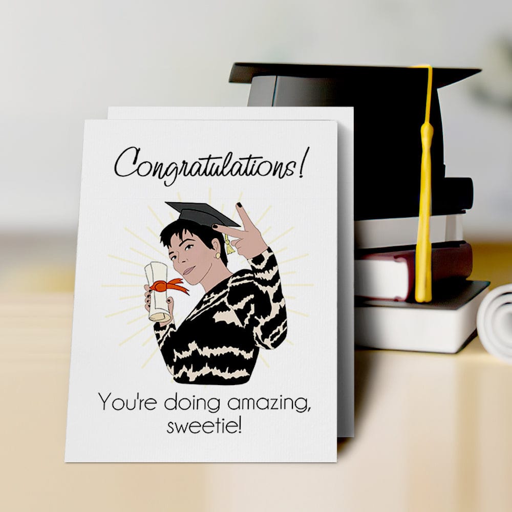 Funny Graduation Card Congratulations Grad Graduation Gift for Her - Giftlab
