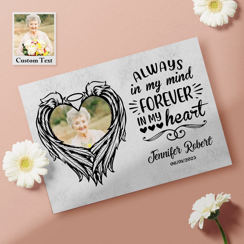 Personalized Crochet Doll Gifts Handmade Mini Look alike Dolls with Custom Memorial Card Always in My Mind - Giftlab