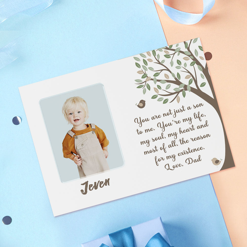 To My Son Custom Crochet Doll from Photo Handmade Look alike Dolls with Personalized Name Card - Giftlab