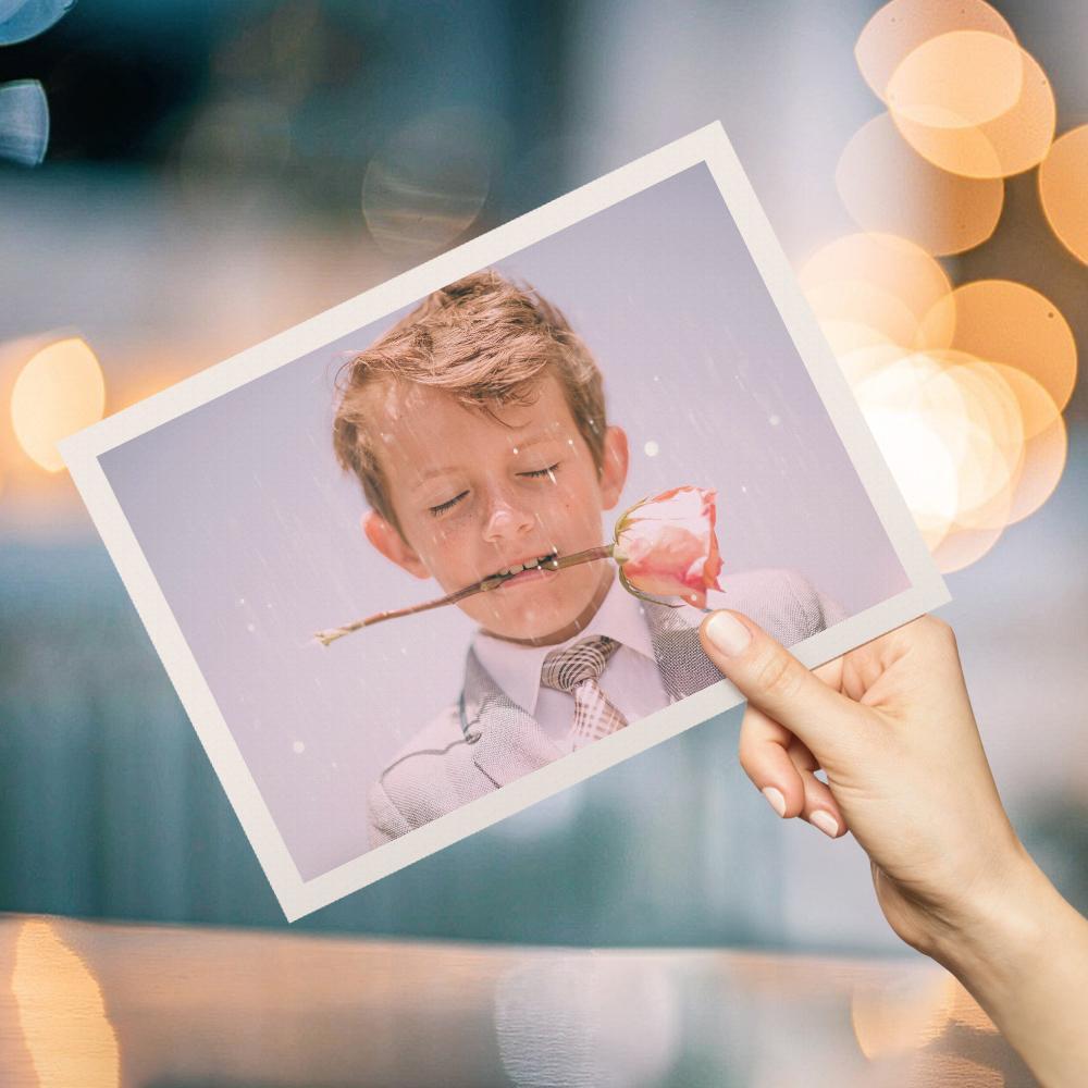 Custom Photo Greeting Card Happy Birthday Card To Friend - Giftlab