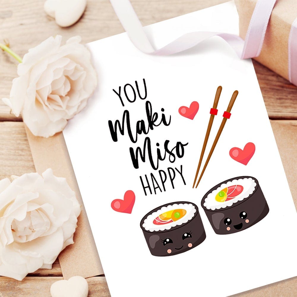Cute Valentines Cards Valentine's Day Greeting Card For Couple - Giftlab