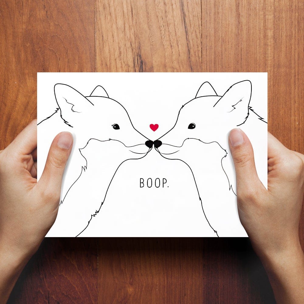 Boop Greeting Card Valentine's Day Card For Boyfriend - Giftlab