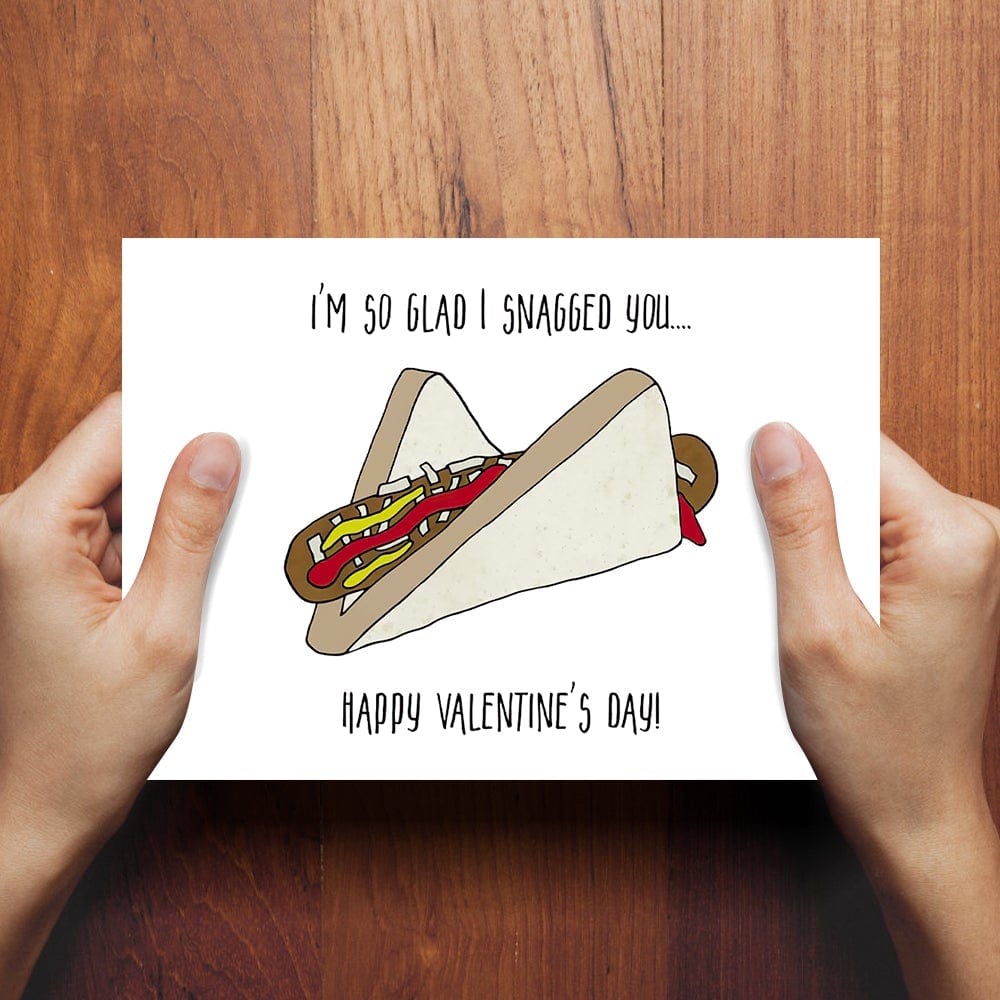 I'm so Glad Greeting Card Valentine's Day Greeting Card - Giftlab