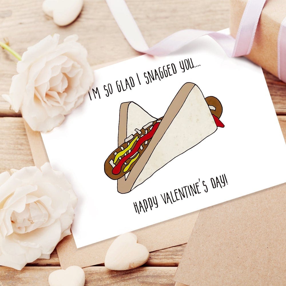 I'm so Glad Greeting Card Valentine's Day Greeting Card - Giftlab