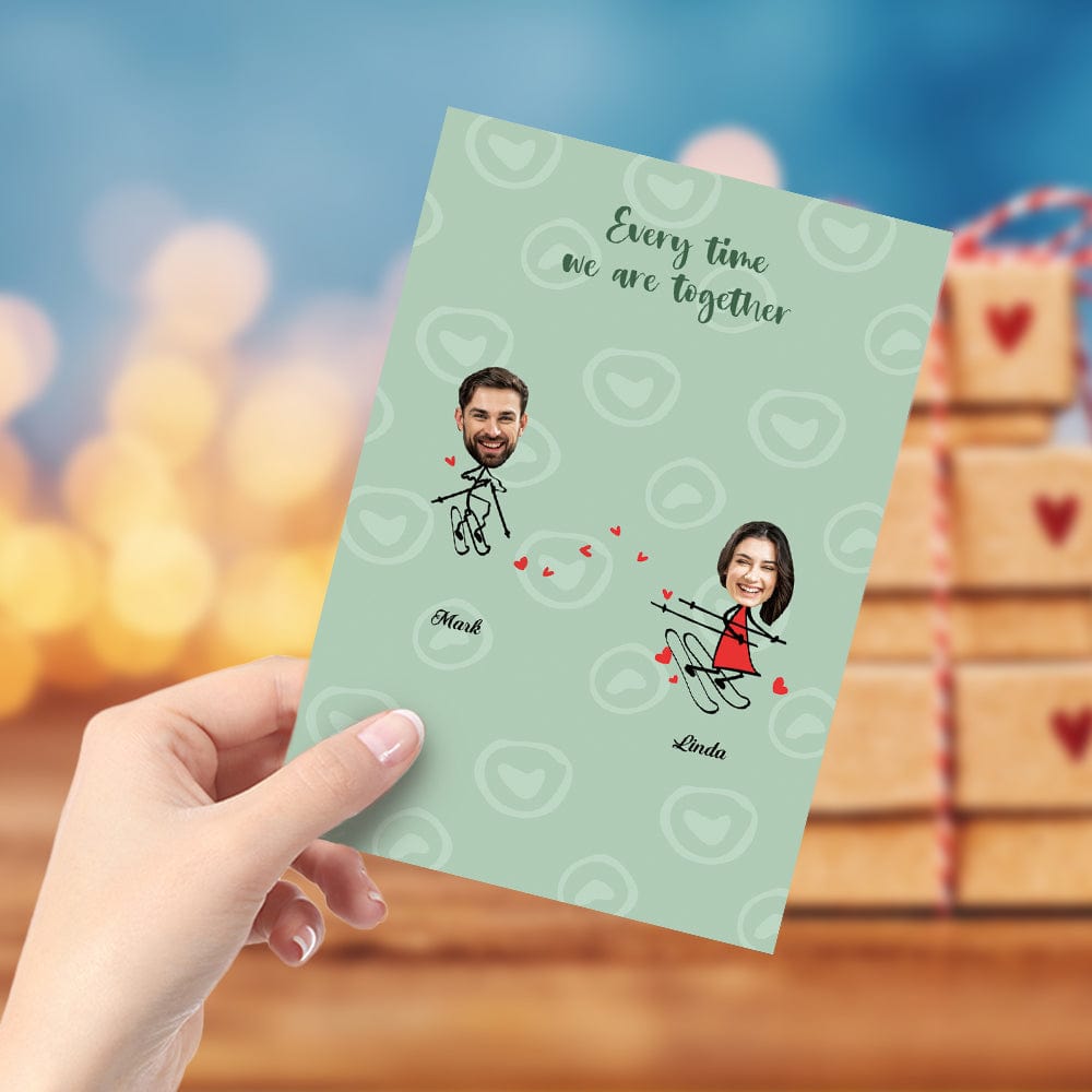 Personalized Greeting Card Every Time We Are Together - Giftlab