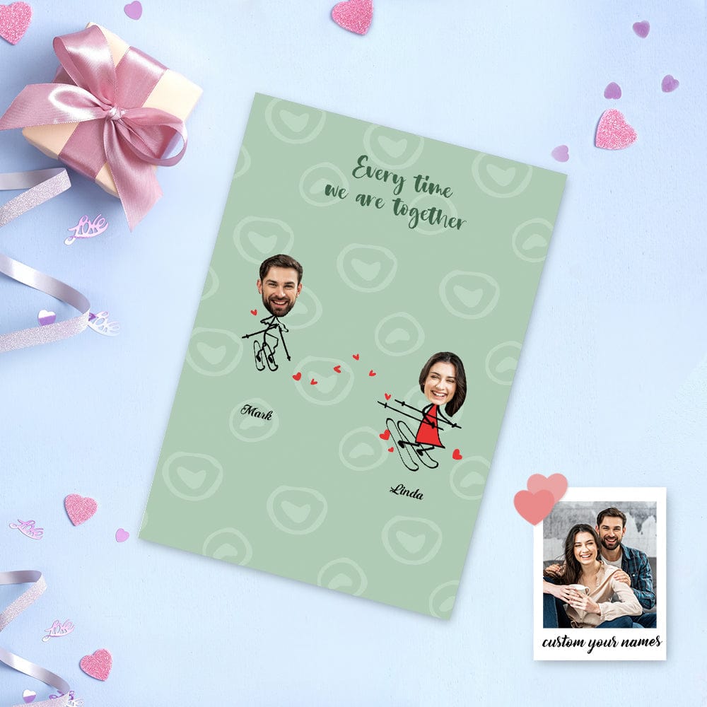 Personalized Greeting Card Every Time We Are Together - Giftlab
