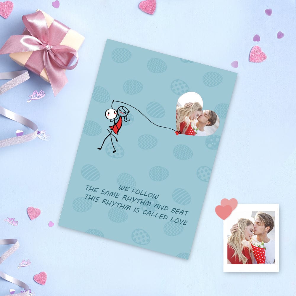 Custom Valentine's Day Card Custom Names Card Greeting Card Love Heart Love Card - Giftlab