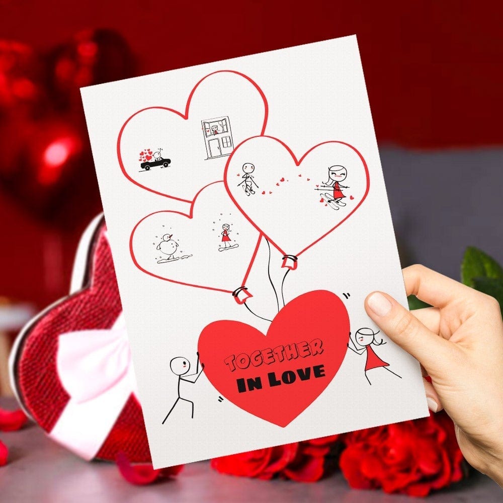 Custom Birthday Card for Him Boy Meet Girl Card Comic Greeting Card - Giftlab