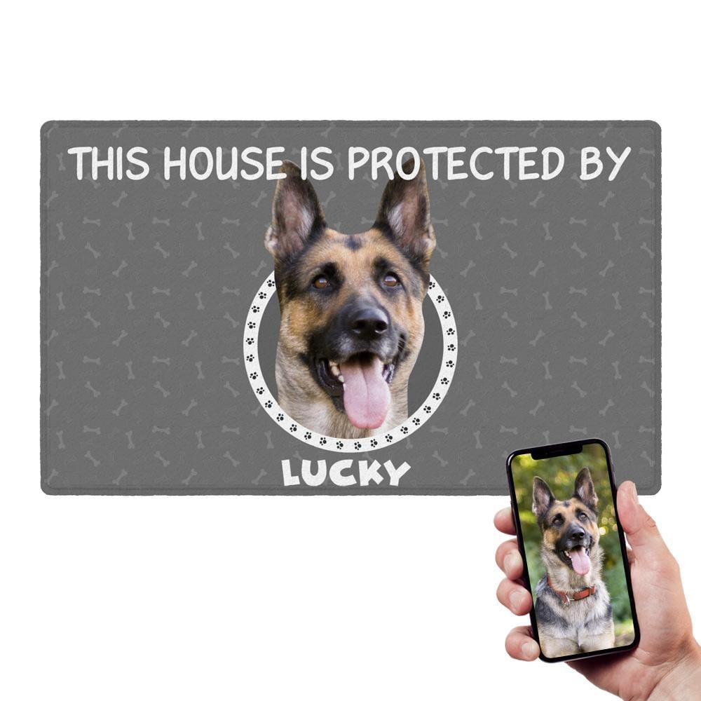 Custom Dog Doormat Personalized Doormat - Giftlab