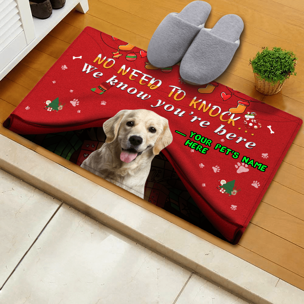 Christmas Door Mat Custom Photo Doormat Christmas Gifts - Giftlab