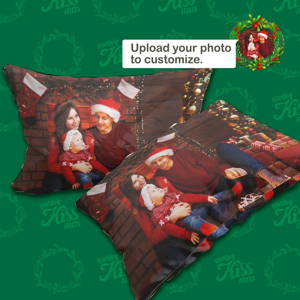 Custom Photo Pillow Case Bedding Sets Christmas Gifts For Family or Friends - Giftlab