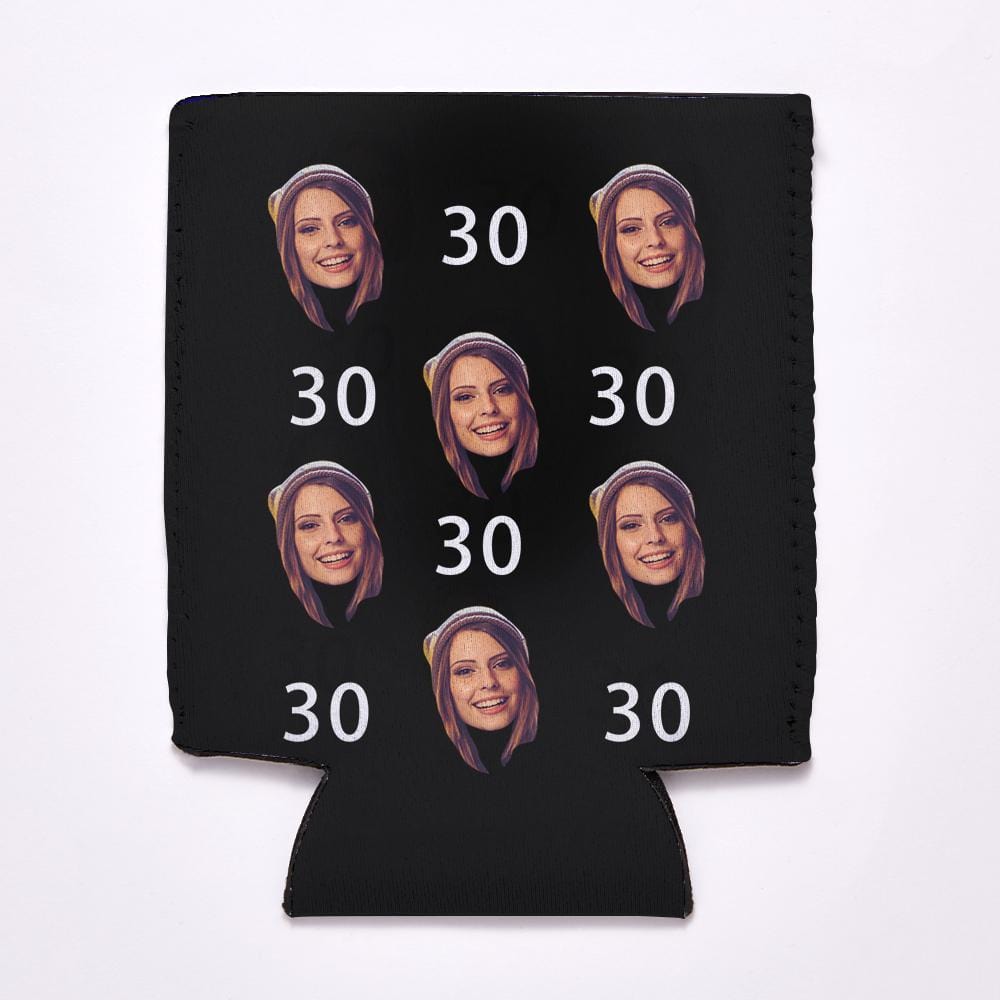 Persoanlized Can Koozies With Face Custom Koozie Party Gifts Christmas Gifts - Giftlab