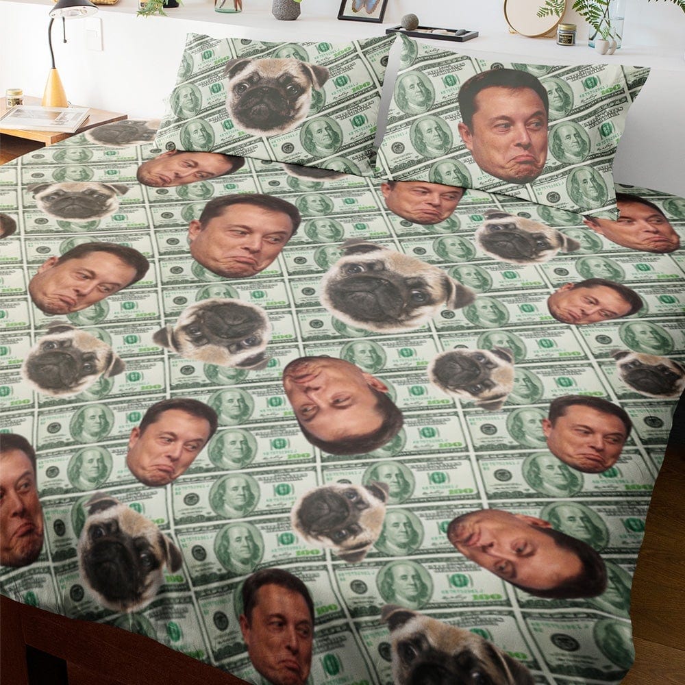 Custom Bedding Set Duvet Cover Sheet Personalized Housewarming Gifts for Men - Giftlab