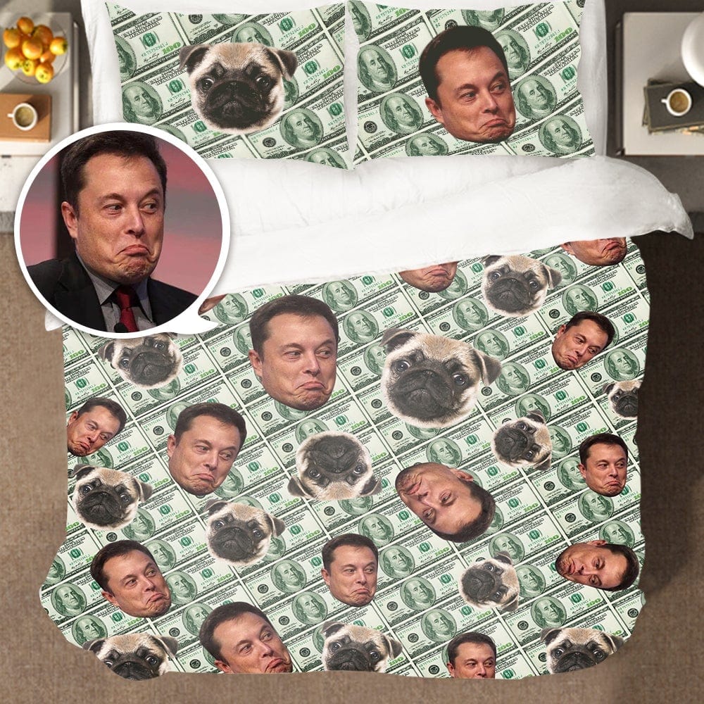 Custom Bedding Set Duvet Cover Sheet Personalized Housewarming Gifts for Men - Giftlab