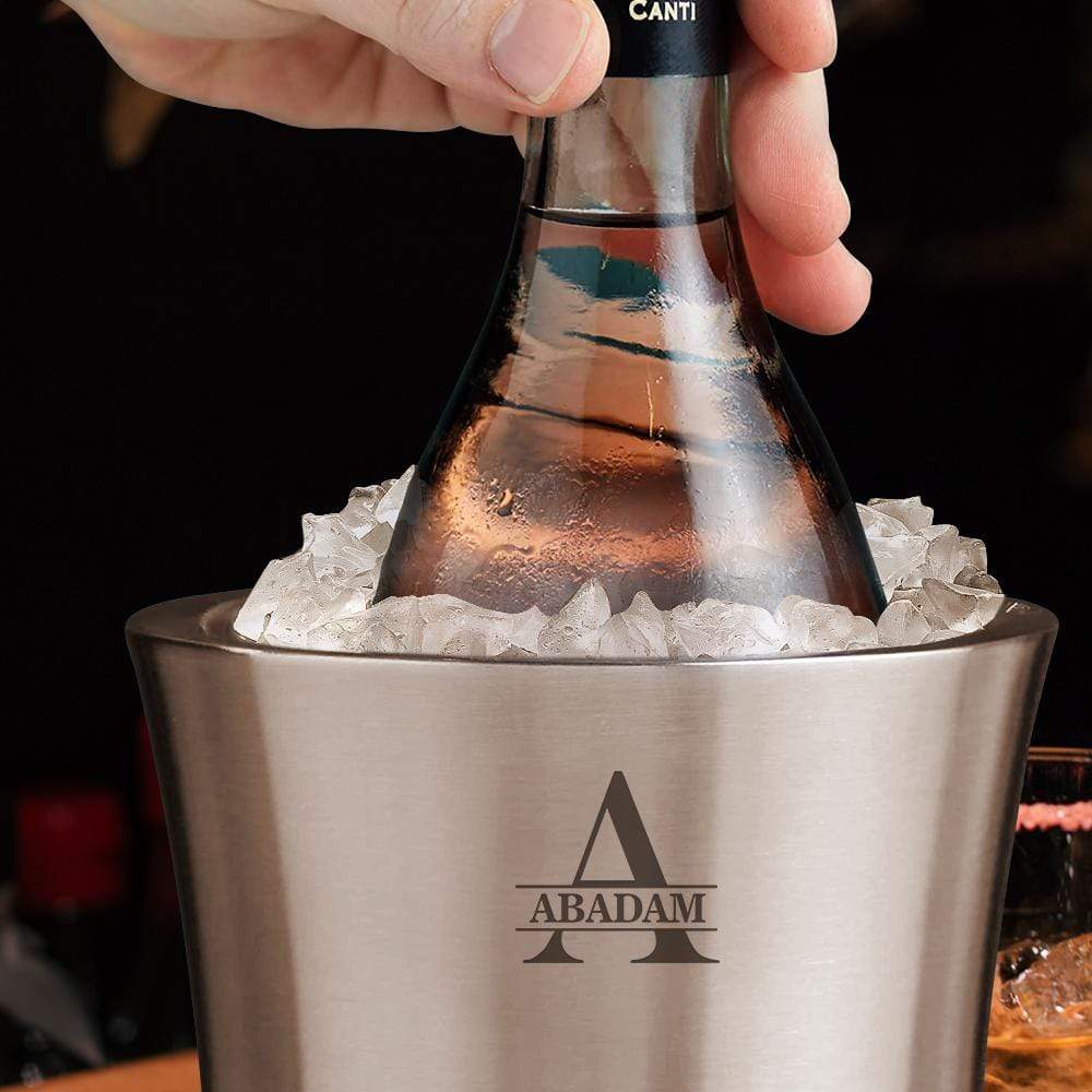 Engraved Wine Chiller With Name Stainless Steel Wine Chiller Christmas Gifts for Him