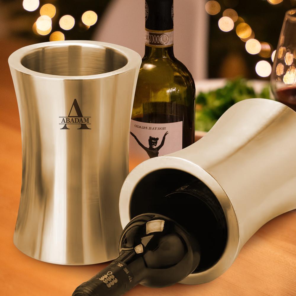 Engraved Wine Chiller With Name Stainless Steel Wine Chiller Christmas Gifts for Him