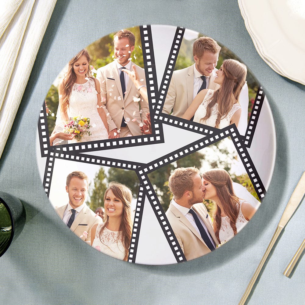 Picture Plates Custom Dinner Plate Ceramic Plate Anniversary Gifts For Her - Giftlab