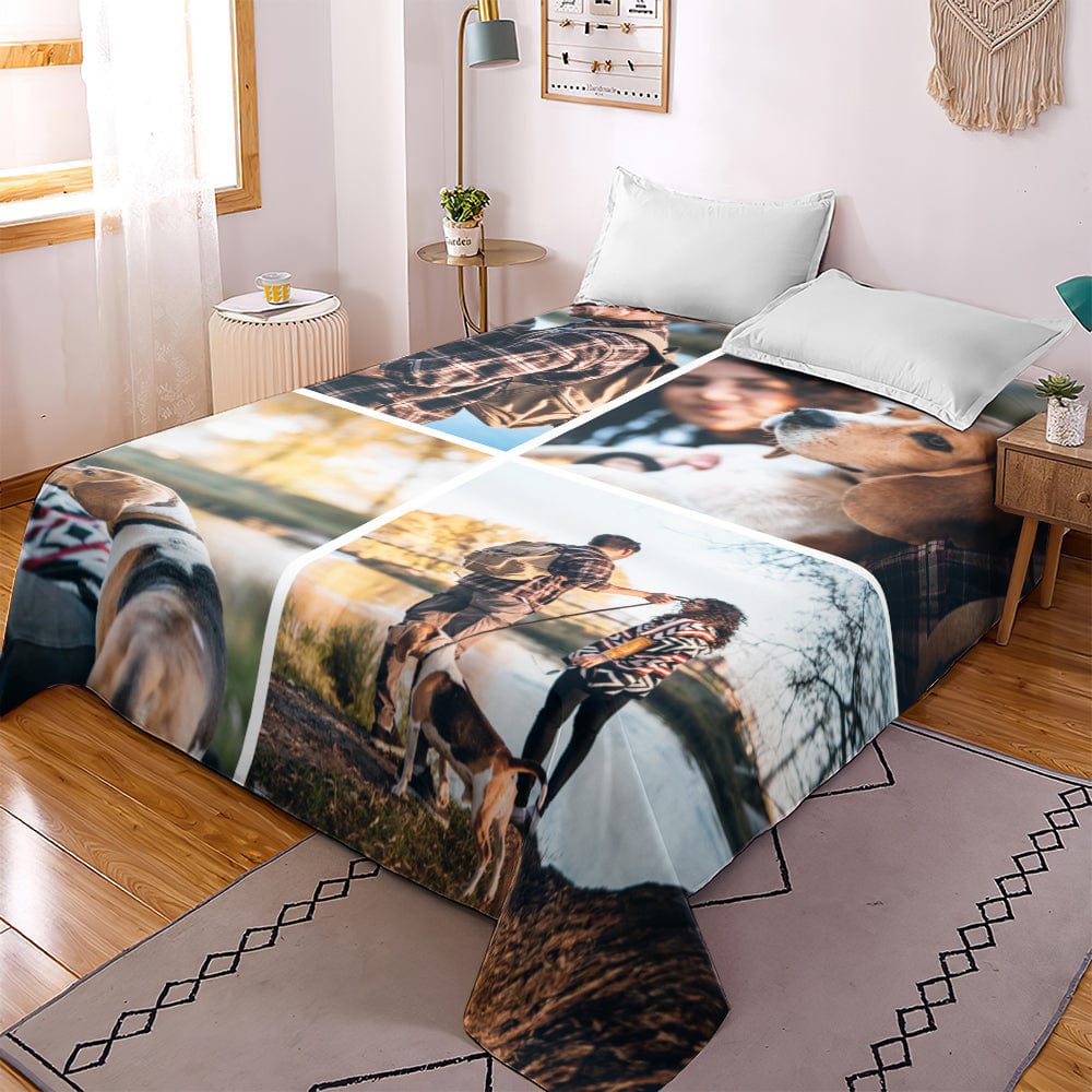 Custom Duvet Cover With Photos Gifts for Pet Lovers 1-9 Photos - Giftlab
