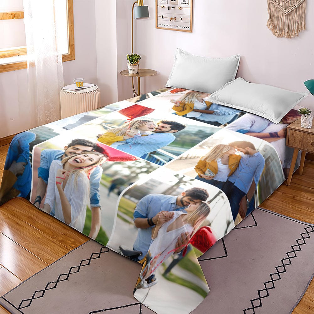 Custom Bed Comforter Gifts for Her Up To 9 Photos - Giftlab