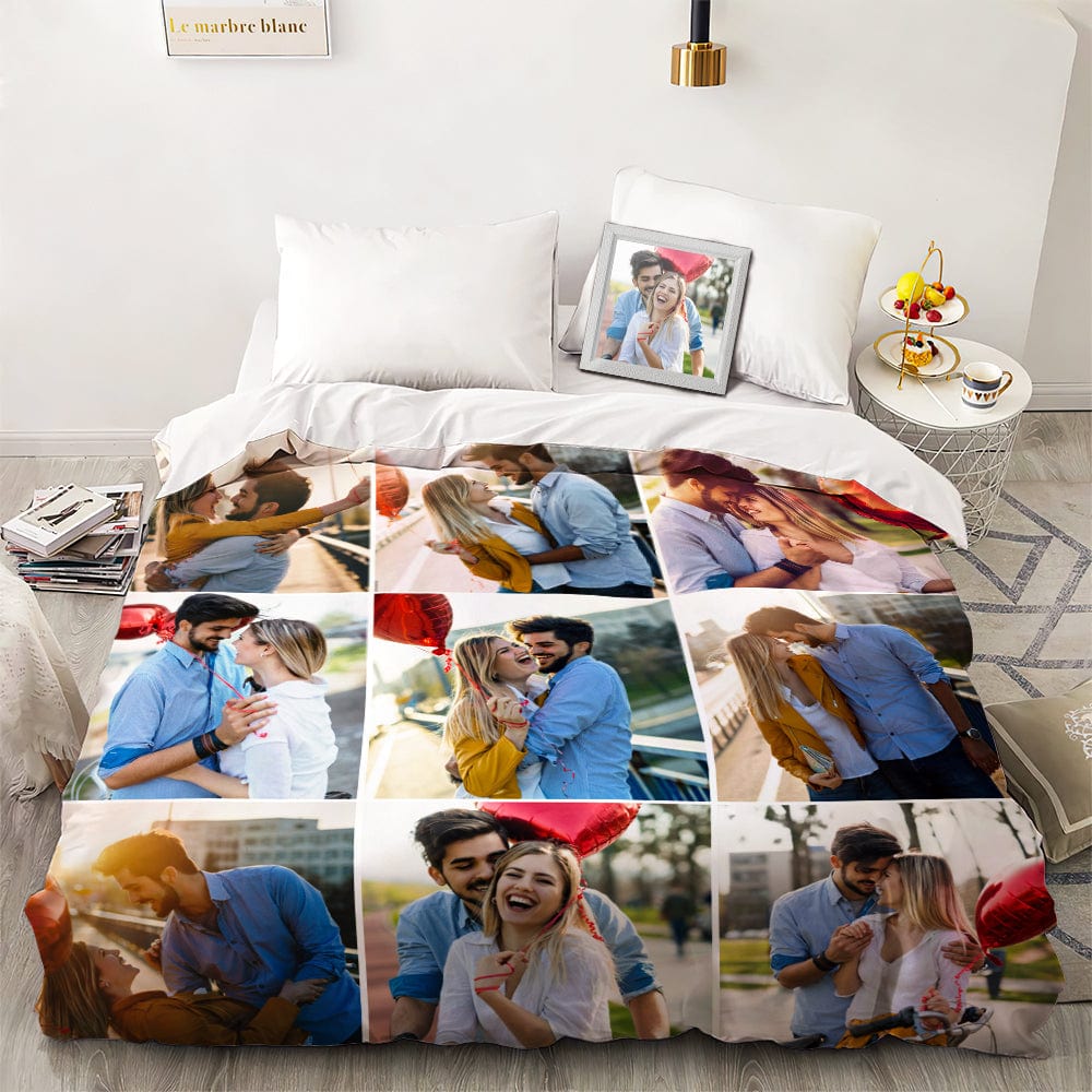 Custom Bed Comforter Gifts for Her Up To 9 Photos - Giftlab