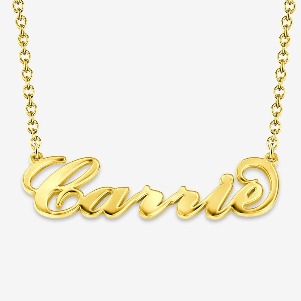 Anniversary Gifts Name Necklace - Carrie Style - Giftlab