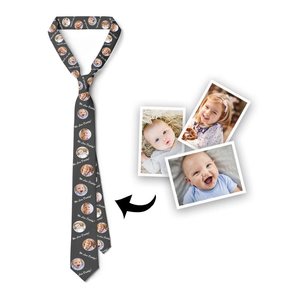 Father's Day Ties Grey Tie Fathers Day Gifts For Grandpa - Giftlab