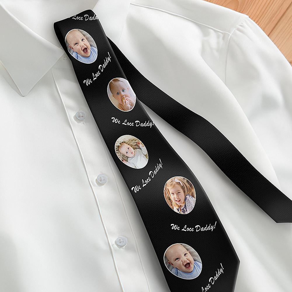 Father's Day Ties Custom Tie Gifts For Dad From Daughter - Giftlab