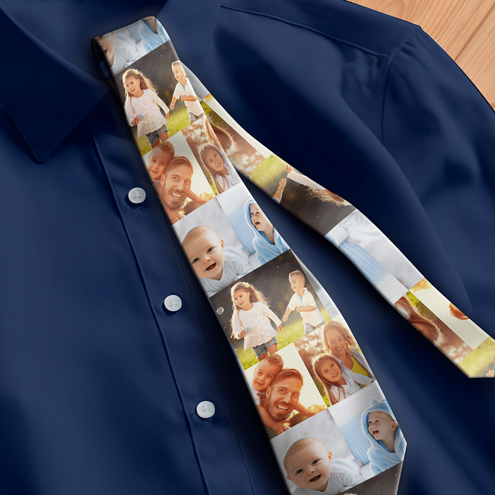 Father's Day Ties Personalized Tie Fathers Day Gifts - Giftlab