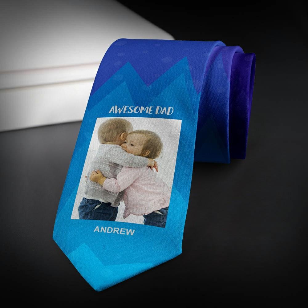 Father's Day Ties Custom Fathers Day Gifts Personalized Tie - Giftlab