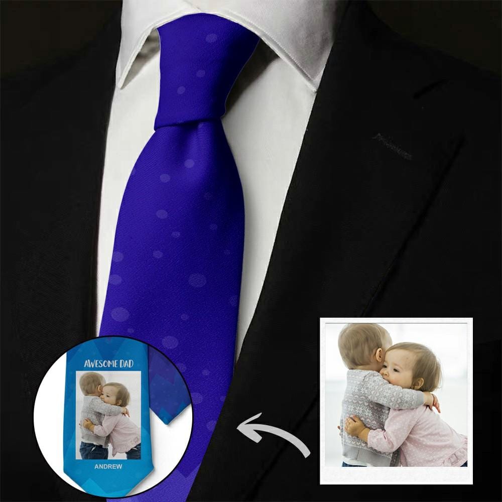 Father's Day Ties Custom Fathers Day Gifts Personalized Tie - Giftlab