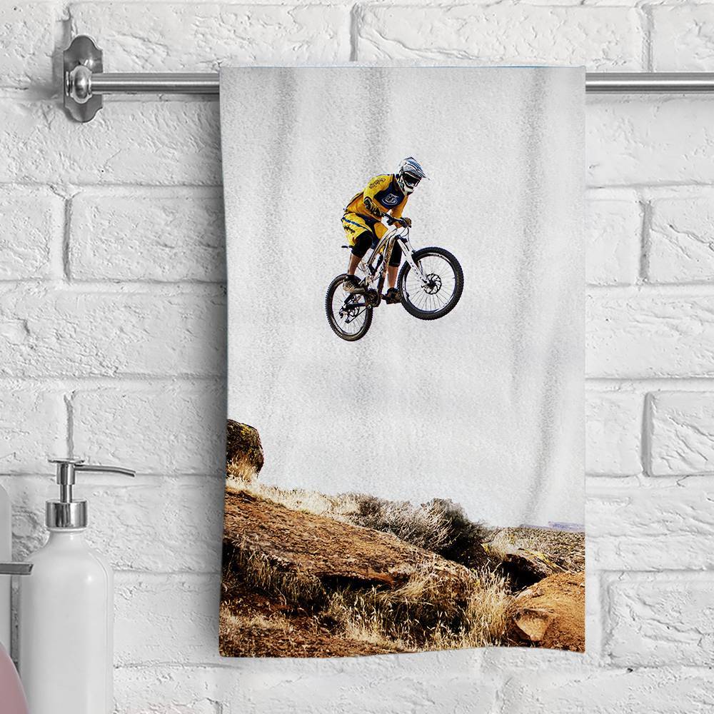 Custom Photo Towel Bathroom Accessories Fiber Towel 3 Size Bathroom Gifts - Giftlab