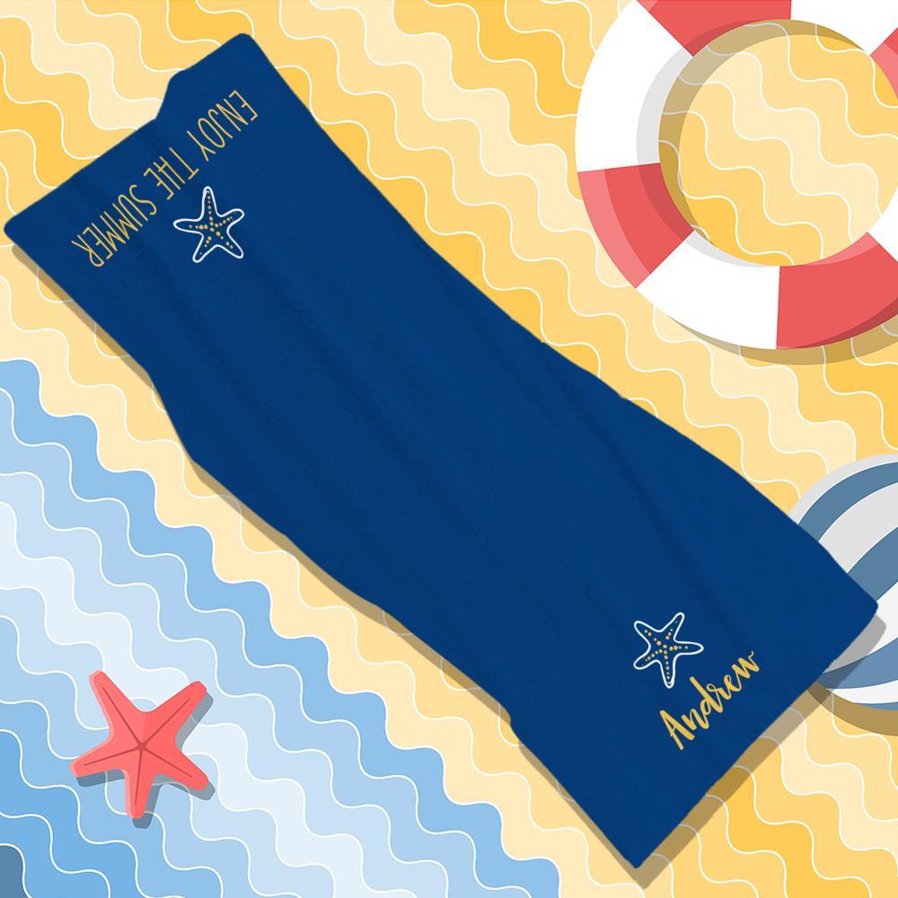 Custom Text Towel For Unisex Towel For Super Absorbent Towel - GiftLab