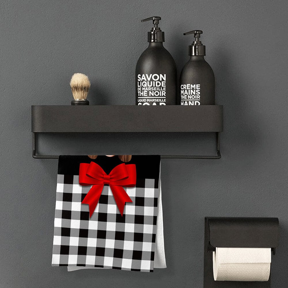 Personalized Face Towel Custom Towel Funny Gift for Her With Bow - Giftlab