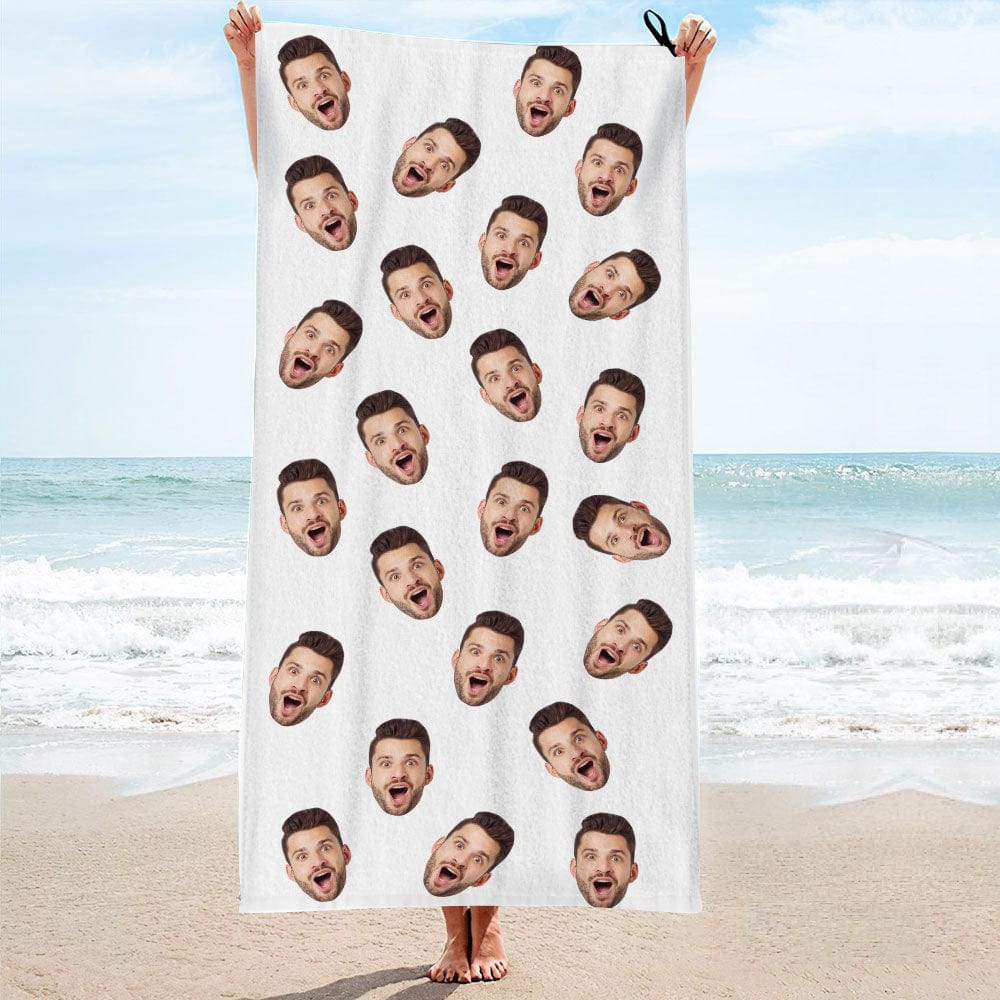 Custom Printed Towels Personalized Photo Towel Funny Gift For Men - Giftlab