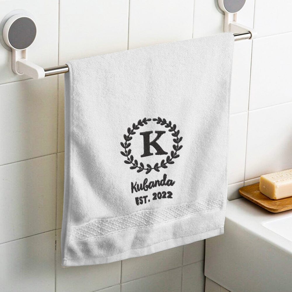 Custom Embroidered Towel Personalized Towel Gift for Lover - Giftlab