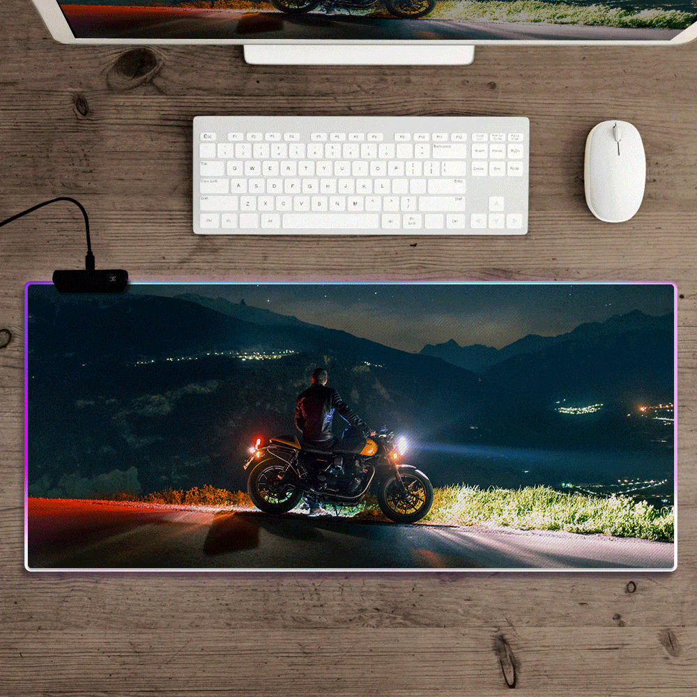 Custom Gaming Mouse Pad Luminous Mouse Pad Personalized Gifts for Gamers-35.4 in* 15.7 in - Giftlab