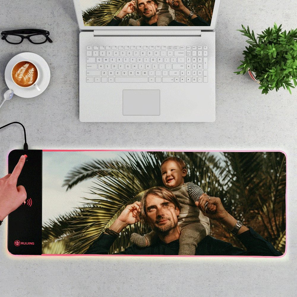 Custom Gaming Mouse Pad Wireless Charging Gift for Gamers - 31in*12in - Giftlab