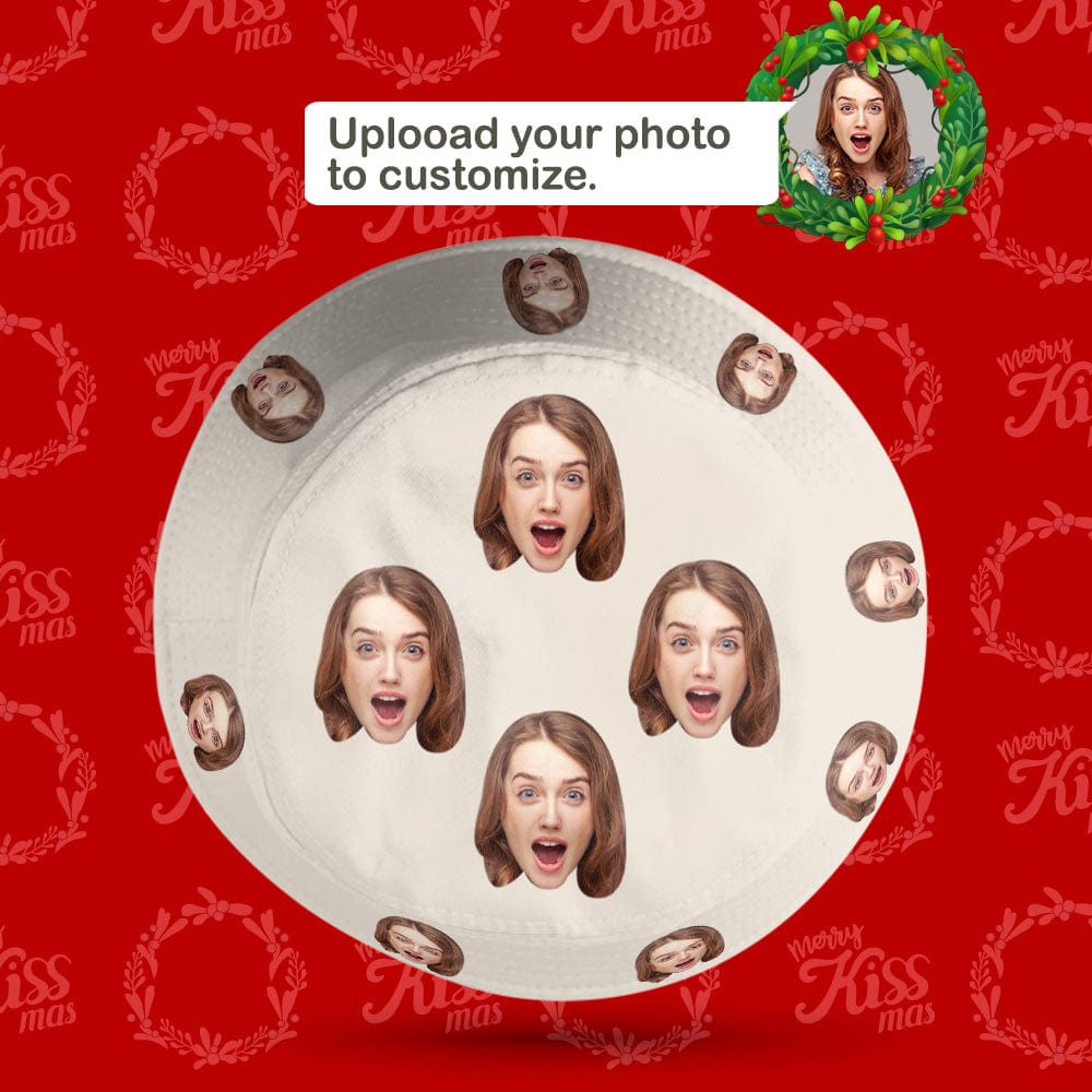 Christmas Gifts Custom Bucket Hats Face Bucket Hat Unisex - Giftlab