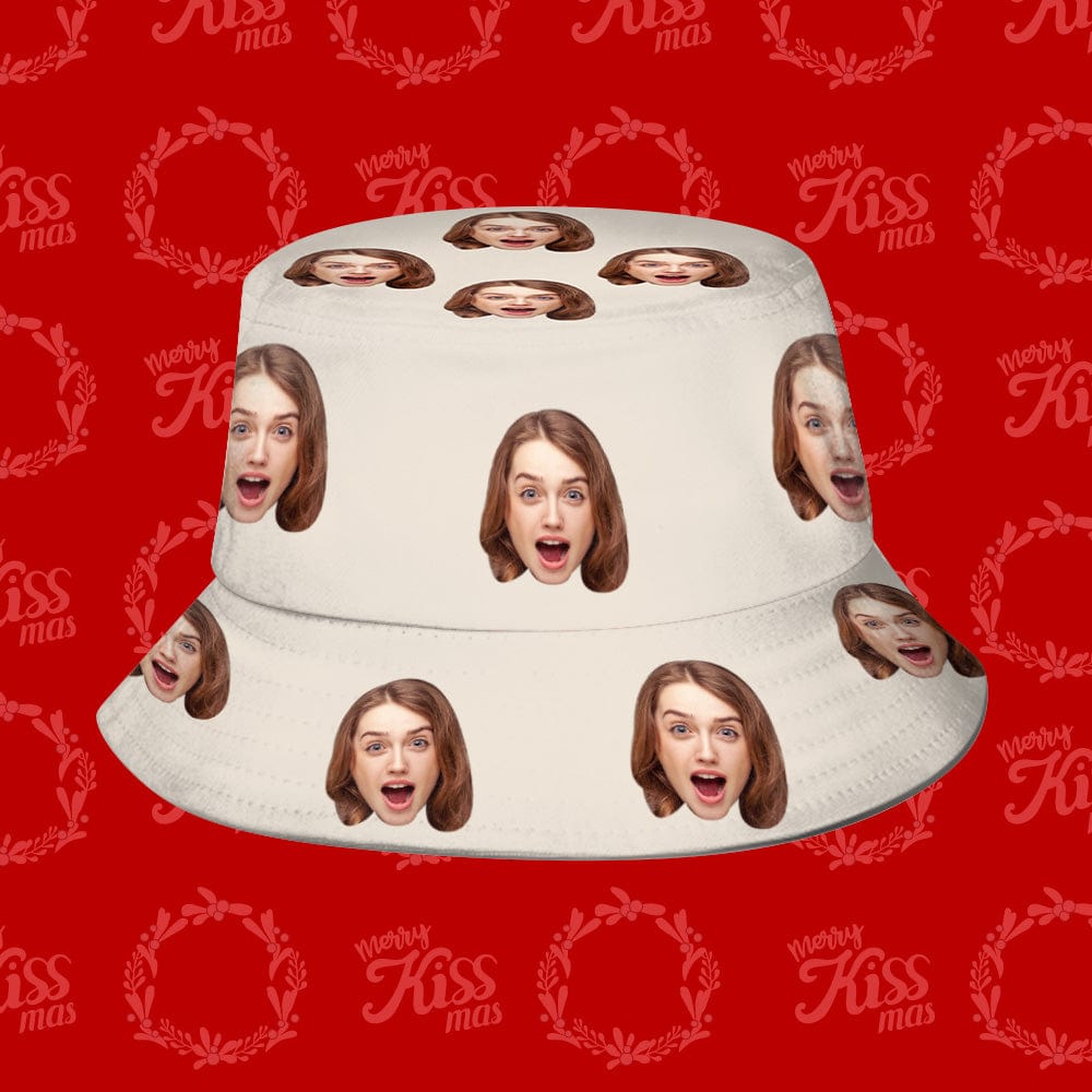 Christmas Gifts Custom Bucket Hats Face Bucket Hat Unisex - Giftlab