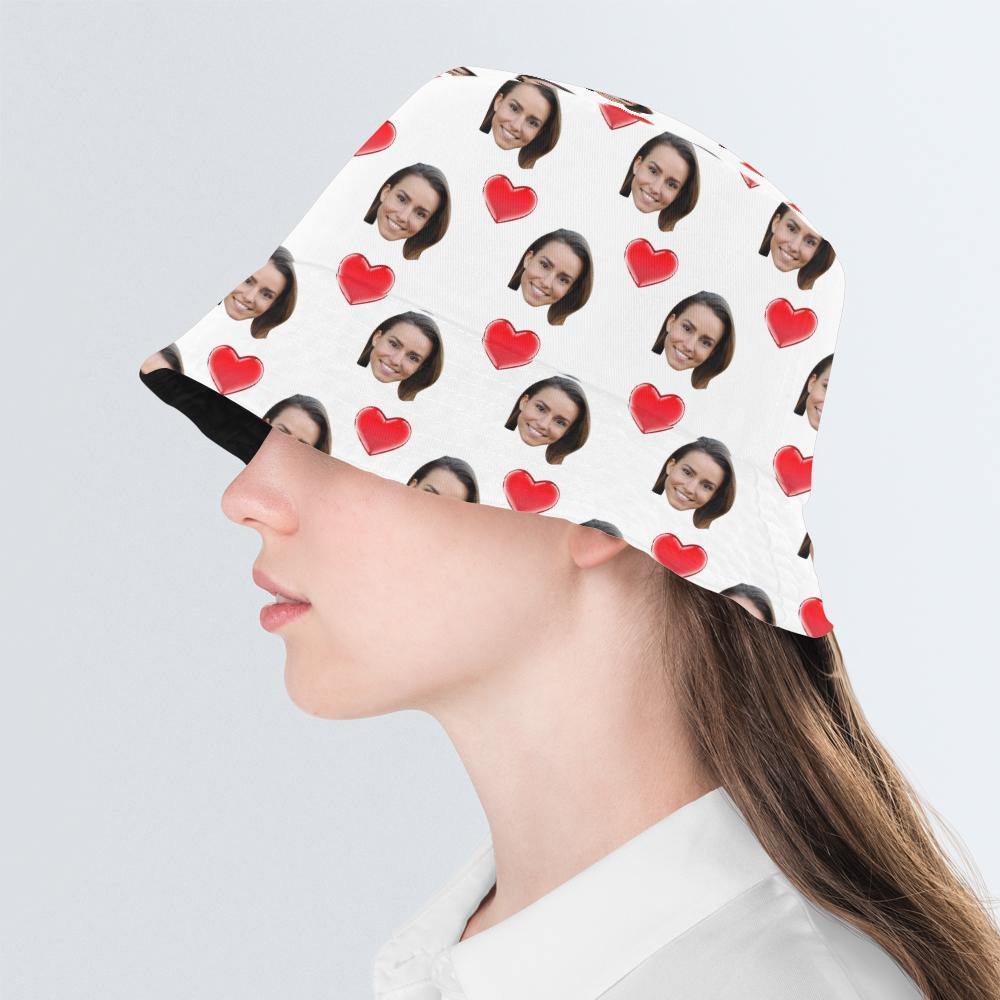 Benutzerdefinierter Bucket Hat Personalisierte Fotohüte Benutzerdefinierte Bedruckte Hüte Sommergeschenke - CustWitDE
