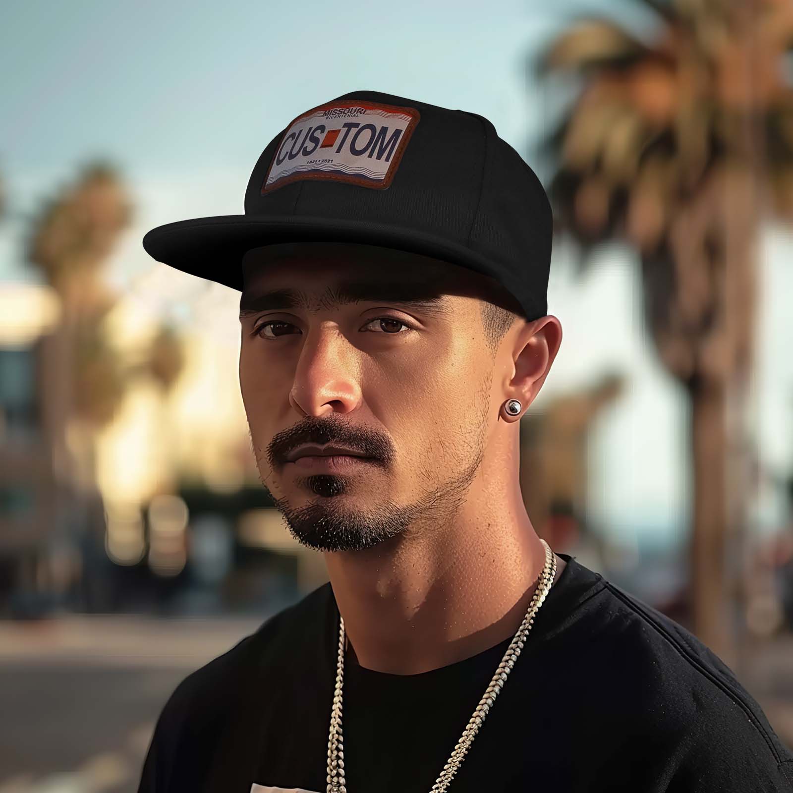 Custom US License Plate Hats Custom Truck Hats Adjustable Gifts for Man - Giftlab