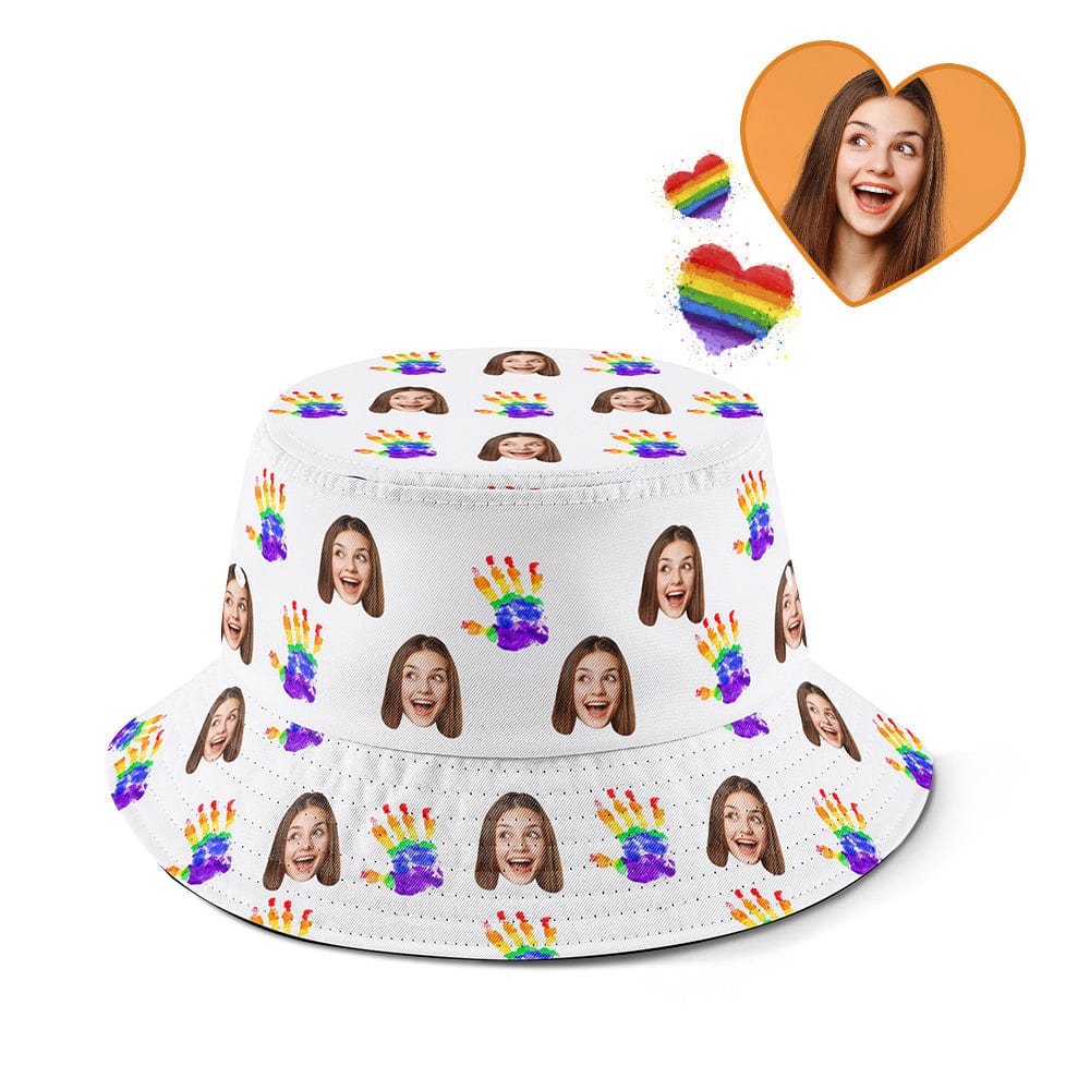 Pride Rainbow Hat Personalized LGBT Hat Pride Month Gifts - Giftlab
