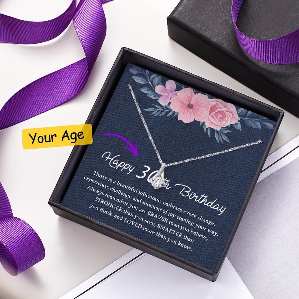 Necklace Gifts With Custom Message Card Birthday Gifts - Giftlab